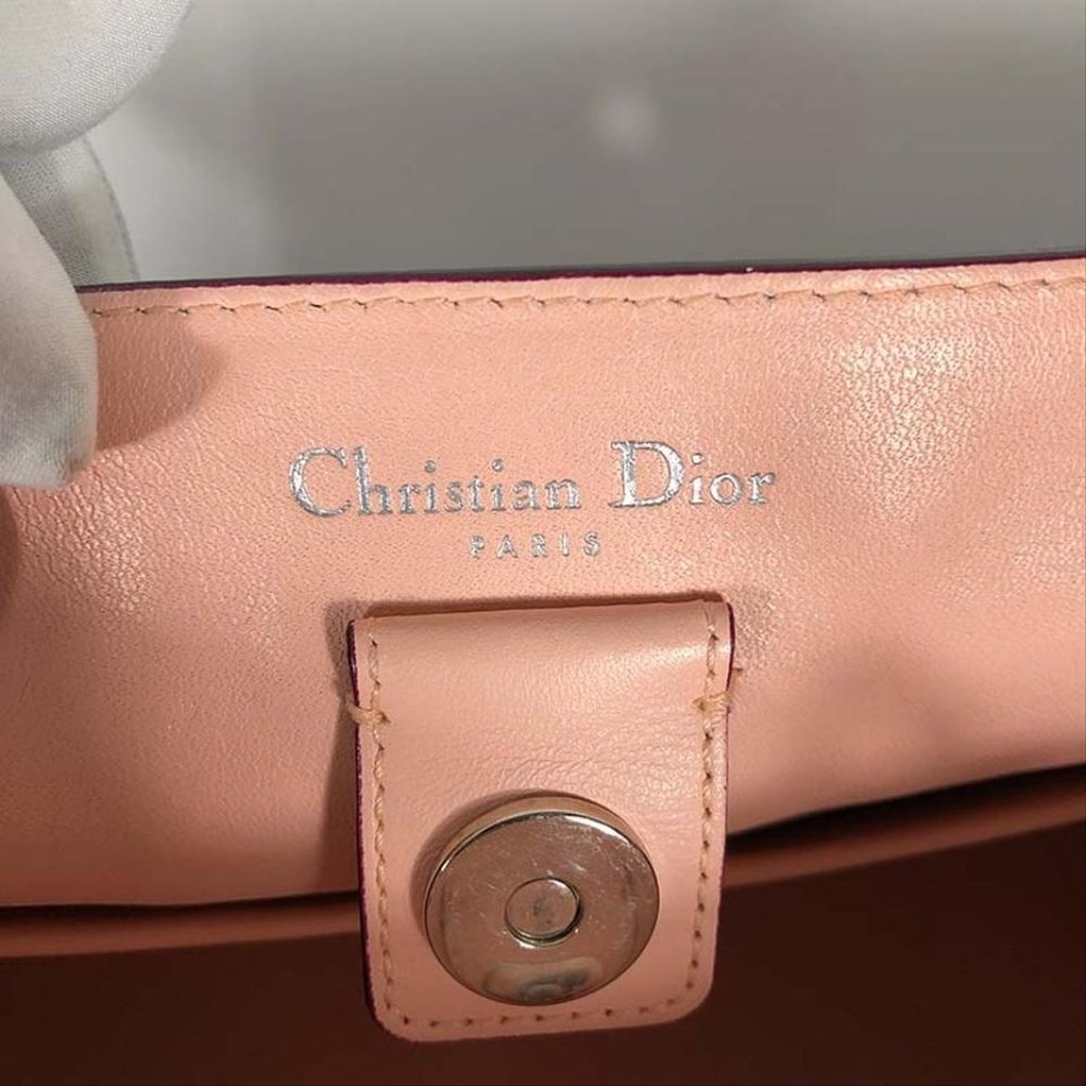 Dior Medium Diorissimo Blue Calfskin Python Multi… - image 8